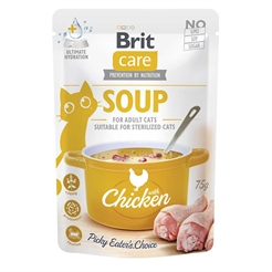 Brit Care Kattefoder Soup med Kylling Til Voksne Katte 75g